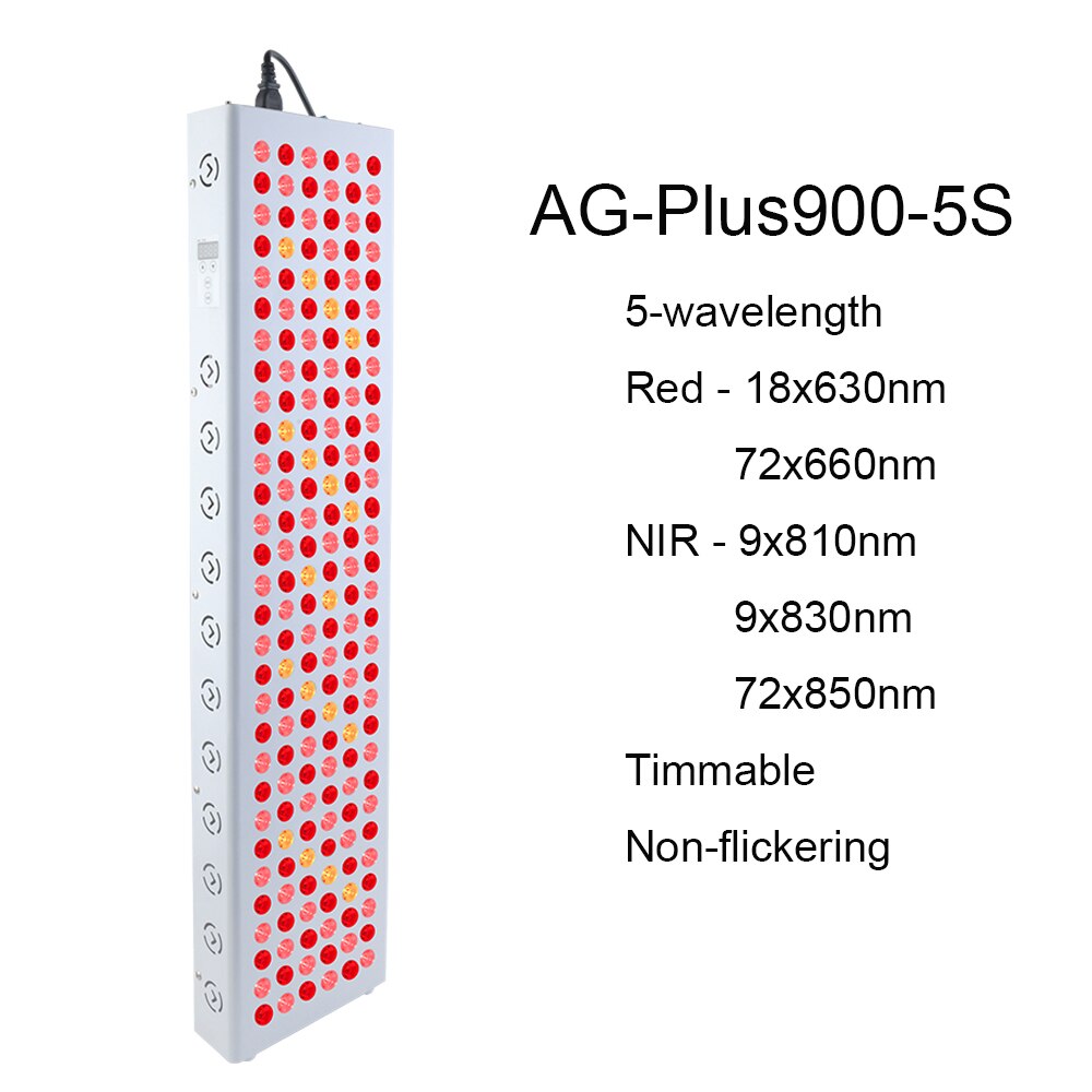 Newest 300W 500W 900W 1500W 630nm 660nm LED Red Light Therapy 810nm 830nm 850nm NIR Therapy Light for full body, grow  lamp