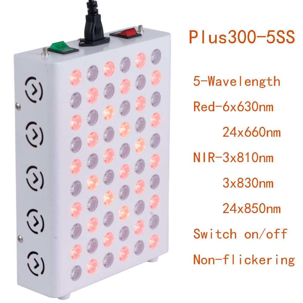 Newest 300W 500W 900W 1500W 630nm 660nm LED Red Light Therapy 810nm 830nm 850nm NIR Therapy Light for full body, grow  lamp